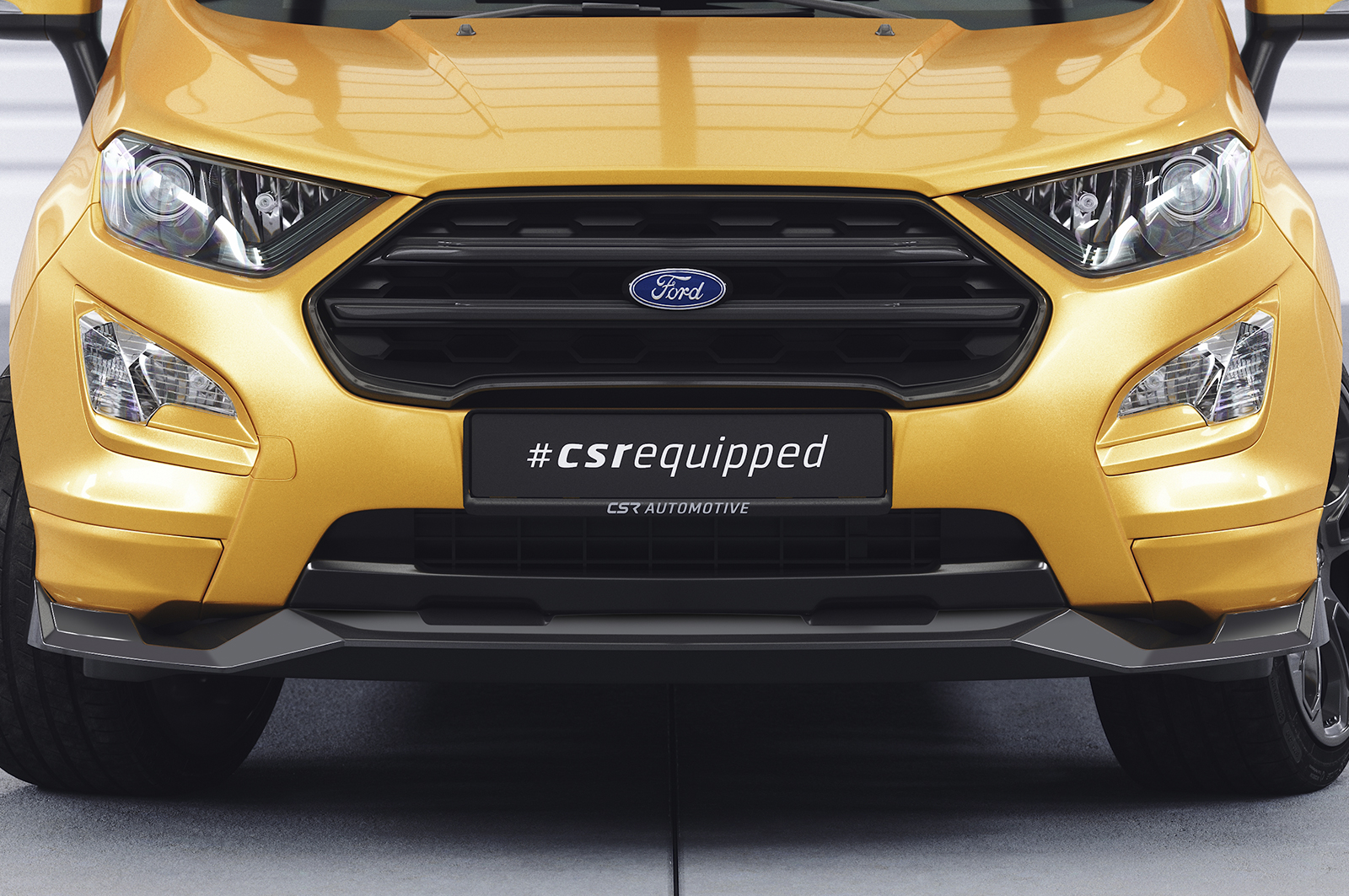 Lame de parechoc avant pour Ford EcoSport MK2 toutes carrosseries (facelift) (depuis 2017) - Fabriqué en ABS (6 finitions au choix)