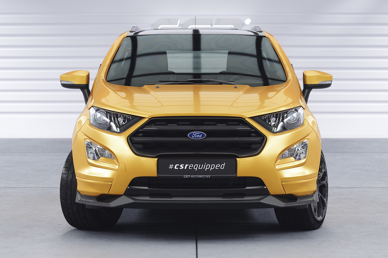 Lame de parechoc avant pour Ford EcoSport MK2 toutes carrosseries (facelift) (depuis 2017) - Fabriqué en ABS (6 finitions au choix)