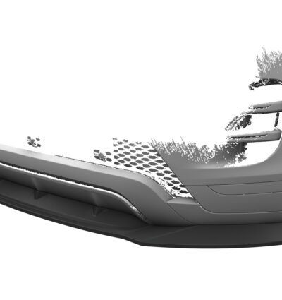 Lame de parechoc avant pour Land Rover Range Rover Evoque (2. Gen / L551) R-Dynamic / Autobiography / HST (depuis 2019) - Fabriqué en ABS (6 finitions au choix)