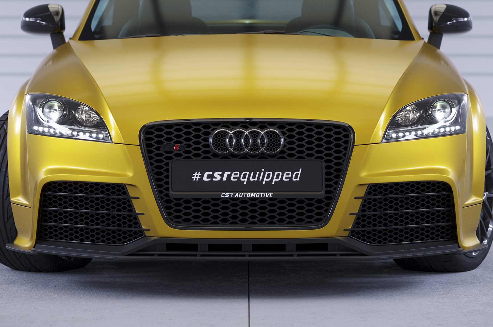 Lame de parechoc avant pour Audi TT (8J) RS (2009-2015) - Fabriqué en ABS 10mm (à peindre ou polir)