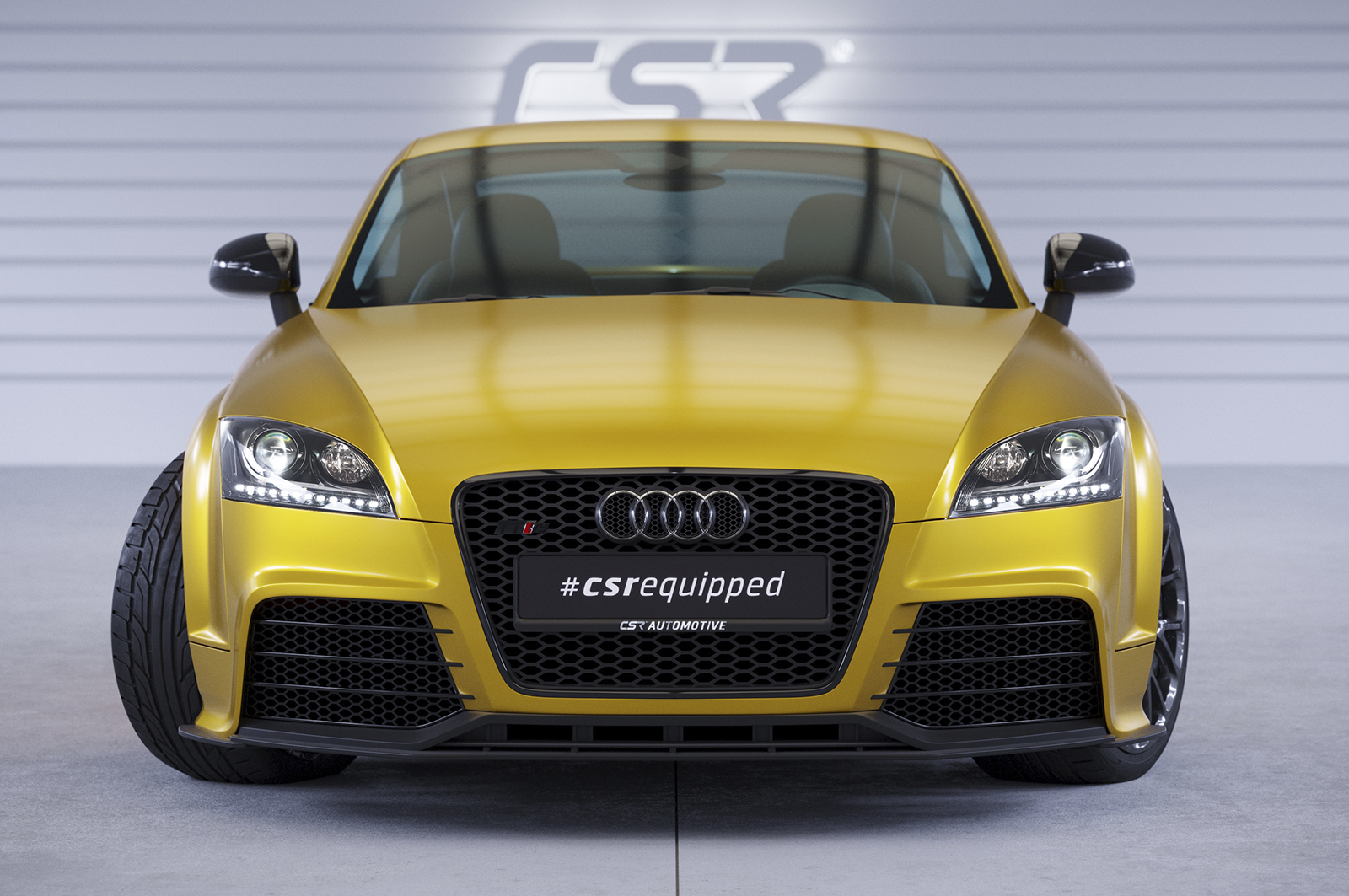 Lame de parechoc avant pour Audi TT (8J) RS (2009-2015) - Fabriqué en ABS 10mm (à peindre ou polir)