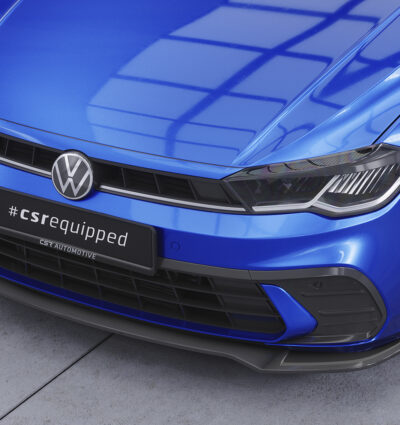 Lame de parechoc avant pour VW Polo VI 2G (Typ AW) facelift (depuis 2021) - Fabriqué en ABS (6 finitions au choix)