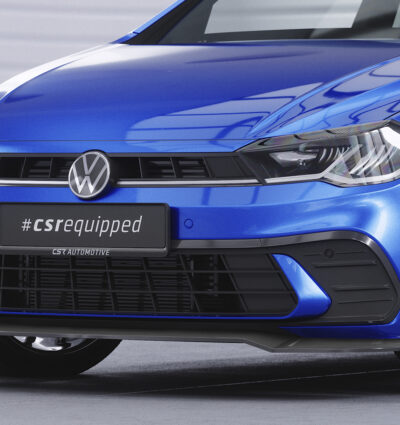 Lame de parechoc avant pour VW Polo VI 2G (Typ AW) facelift (depuis 2021) - Fabriqué en ABS (6 finitions au choix)