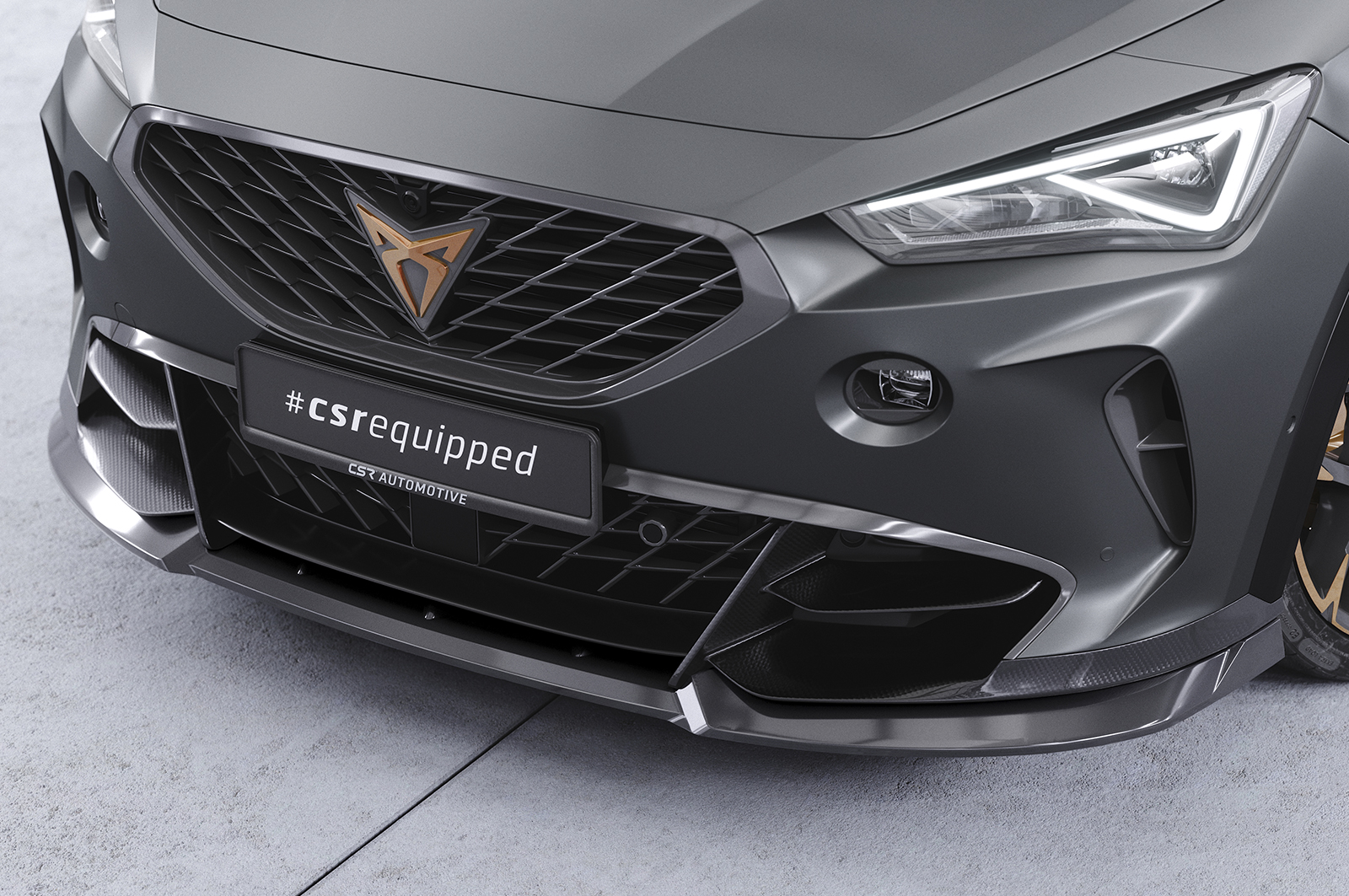 Lame de parechoc avant pour Cupra Formentor VZ5 (depuis 2021) - Fabriqué en ABS (6 finitions au choix)
