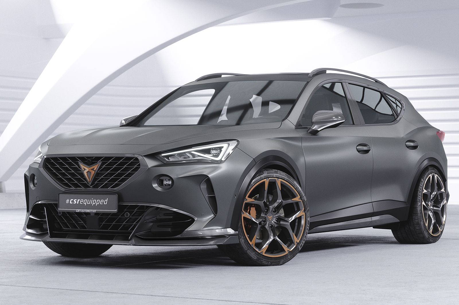 Lame de parechoc avant pour Cupra Formentor VZ5 (depuis 2021) - Fabriqué en ABS (6 finitions au choix)