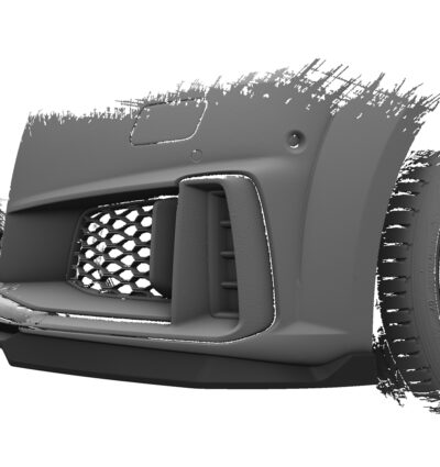 Lame de parechoc avant pour Audi TTS FV / 8S facelift (depuis 2018) - Fabriqué en ABS (6 finitions au choix)