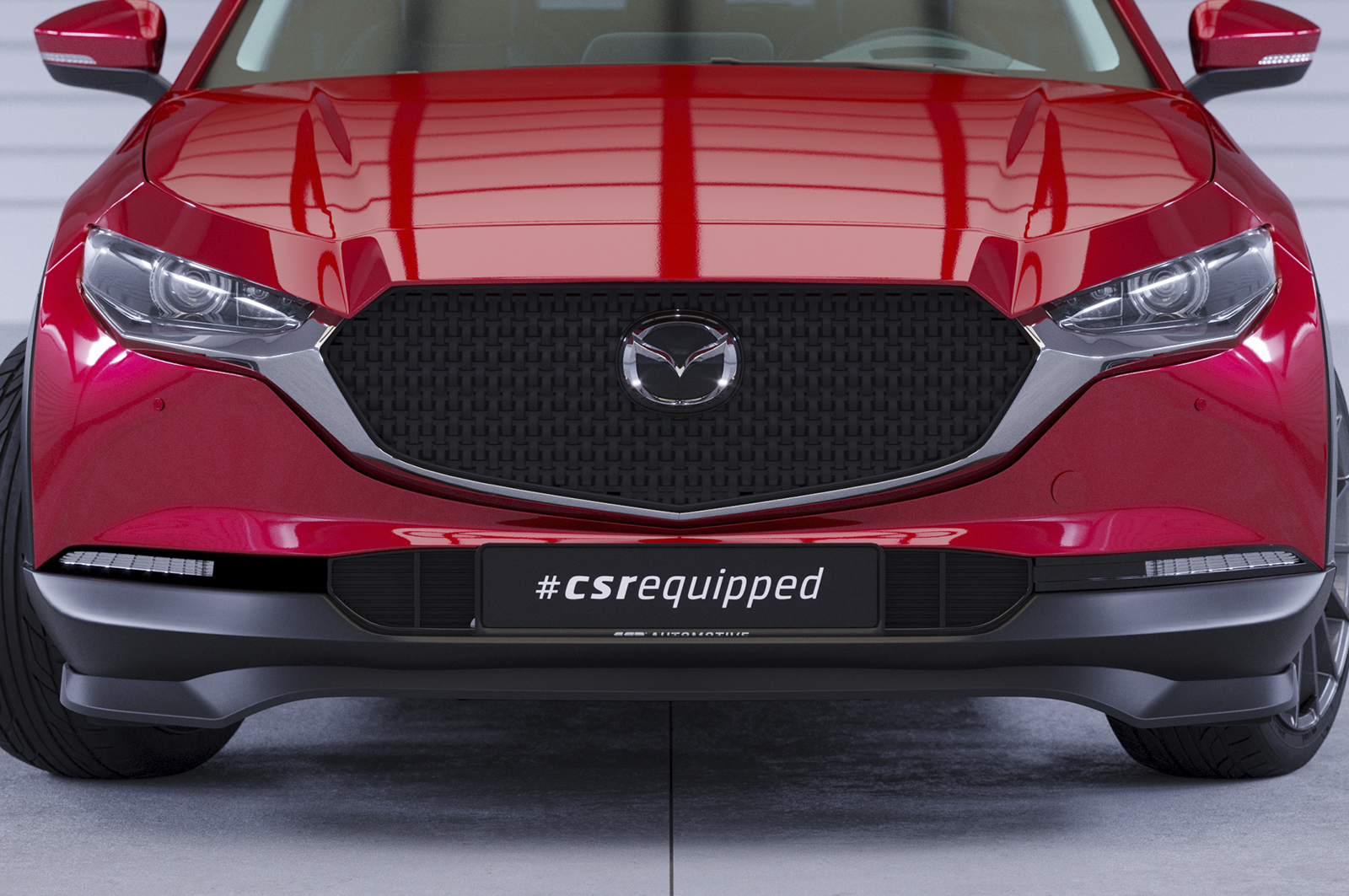 Lame de parechoc avant pour Mazda CX-30 toutes carrosseries (depuis 2019) - Fabriqué en ABS (6 finitions au choix)
