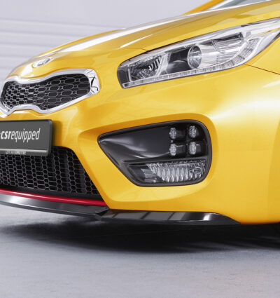 Lame de parechoc avant pour Kia Ceed / Pro Ceed (JD) GT (04/2012-2018) - Fabriqué en ABS (6 finitions au choix)