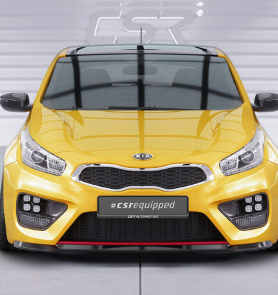 Lame de parechoc avant pour Kia Ceed / Pro Ceed (JD) GT (04/2012-2018) - Fabriqué en ABS (6 finitions au choix)