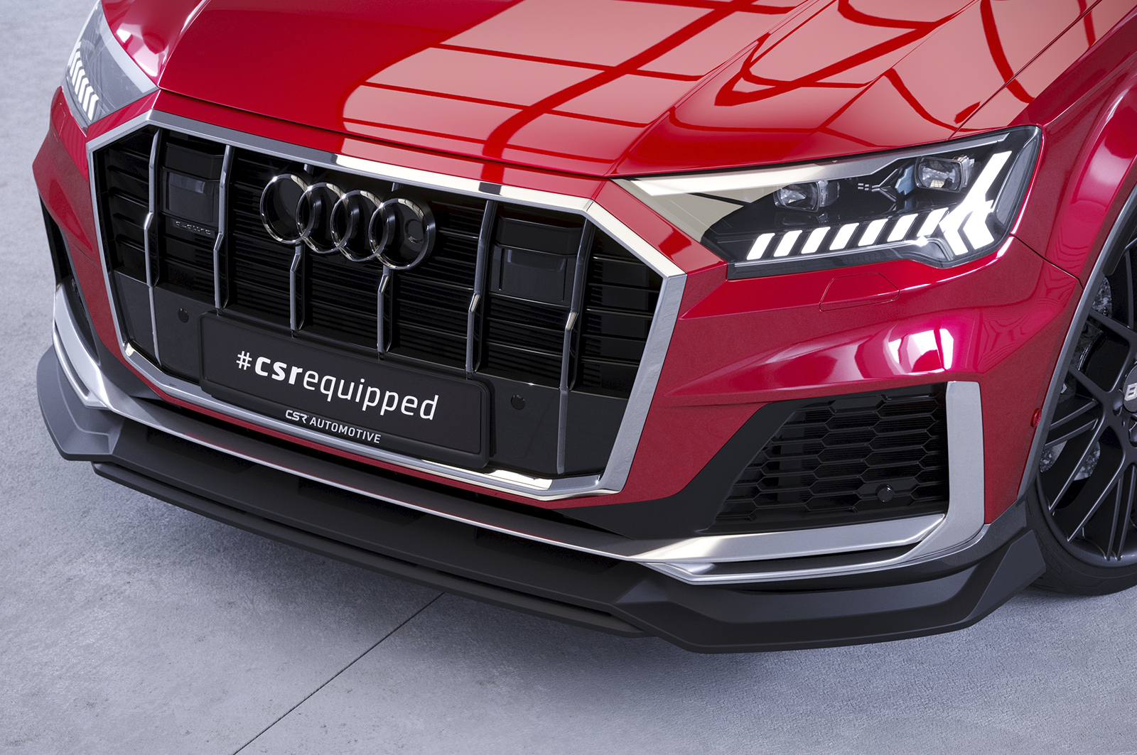 Lame de parechoc avant pour Audi SQ7 (4M) facelift (depuis 2019) - Fabriqué en ABS (6 finitions au choix)