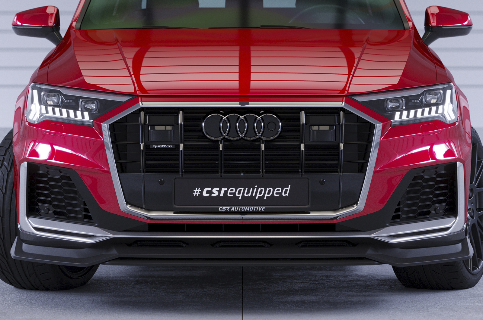Lame de parechoc avant pour Audi SQ7 (4M) facelift (depuis 2019) - Fabriqué en ABS (6 finitions au choix)