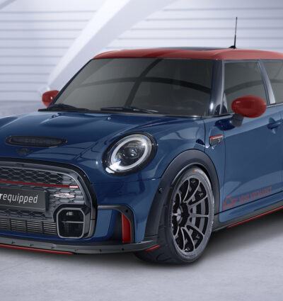 Lame de parechoc avant pour Mini F55 / F56 / F57 One / Cooper / Cooper S / JCW (2.facelift) - avec John Cooper Works Trim (depuis 2021) - Fabriqué en ABS 10mm (à peindre ou polir)