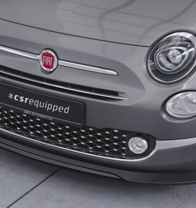 Lame de parechoc avant pour Fiat 500 toutes carrosseries (facelift) (2016-2020) - Fabriqué en ABS (6 finitions au choix)
