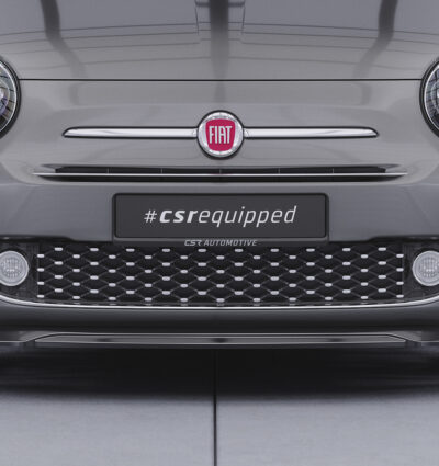 Lame de parechoc avant pour Fiat 500 toutes carrosseries (facelift) (2016-2020) - Fabriqué en ABS (6 finitions au choix)