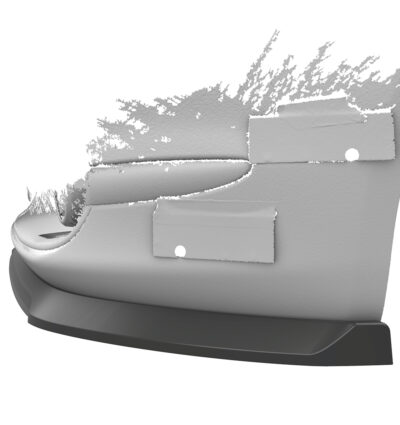 Lame de parechoc avant pour Fiat 500 toutes carrosseries (facelift) (2016-2020) - Fabriqué en ABS (6 finitions au choix)