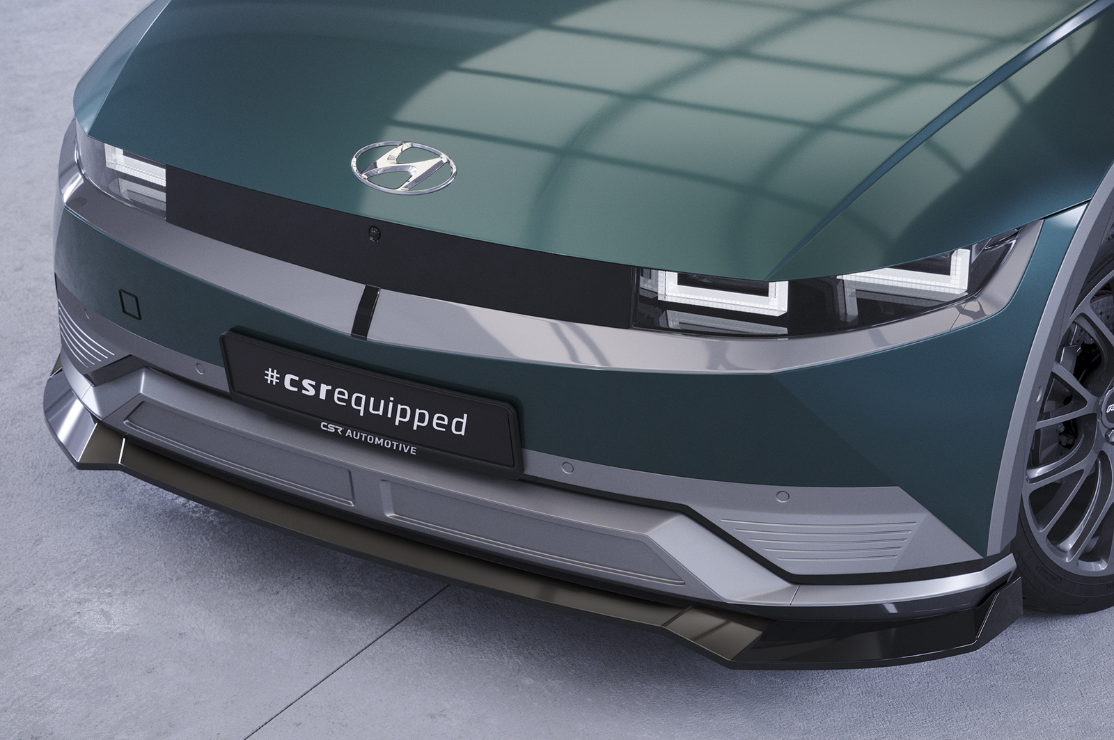 Lame de parechoc avant pour Hyundai Ioniq 5 toutes carrosseries (depuis 2021) - Fabriqué en ABS (6 finitions au choix)
