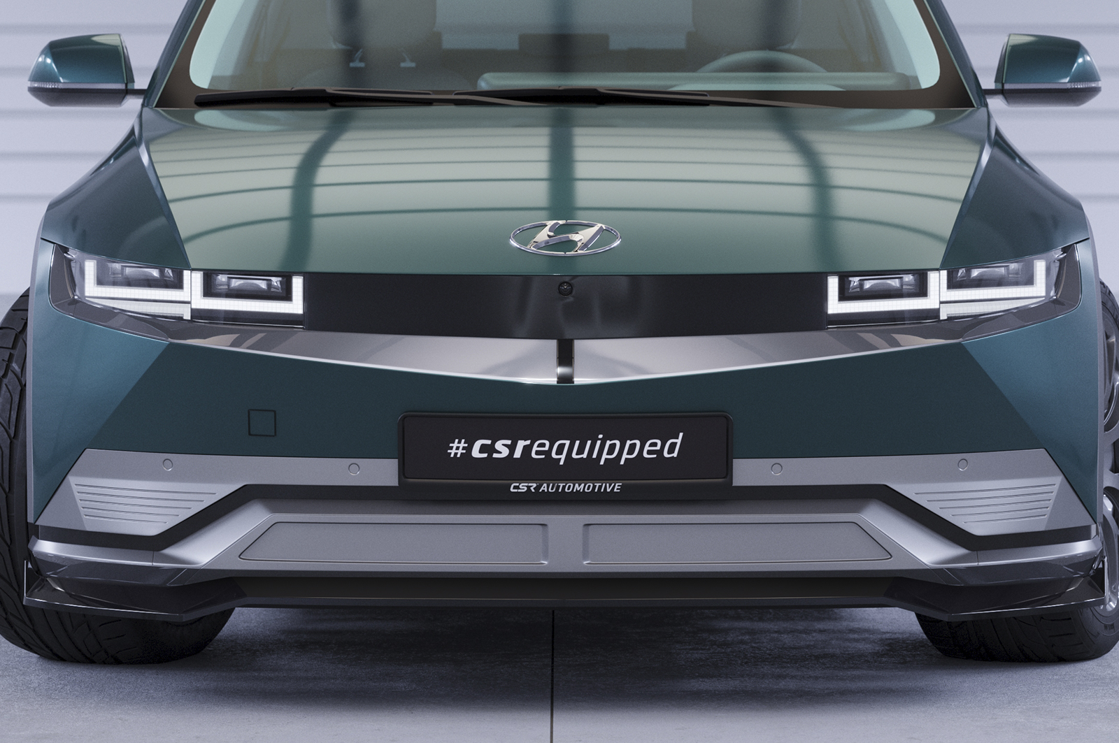 Lame de parechoc avant pour Hyundai Ioniq 5 toutes carrosseries (depuis 2021) - Fabriqué en ABS (6 finitions au choix)