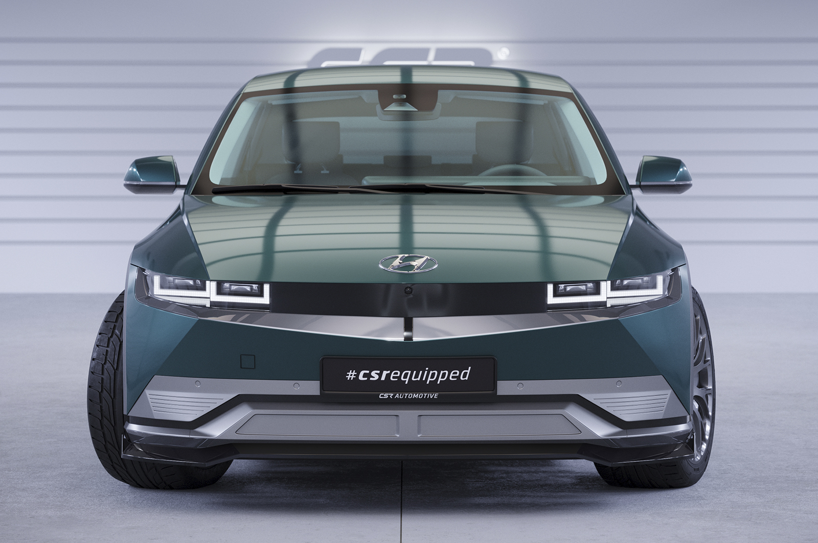 Lame de parechoc avant pour Hyundai Ioniq 5 toutes carrosseries (depuis 2021) - Fabriqué en ABS (6 finitions au choix)