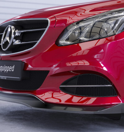 Lame de parechoc avant pour Mercedes-Benz Classe E W212 / S212 berline et T-Modell (facelift) (01/2013-2016) - Fabriqué en ABS (6 finitions au choix)