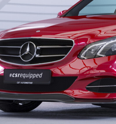 Lame de parechoc avant pour Mercedes-Benz Classe E W212 / S212 berline et T-Modell (facelift) (01/2013-2016) - Fabriqué en ABS (6 finitions au choix)