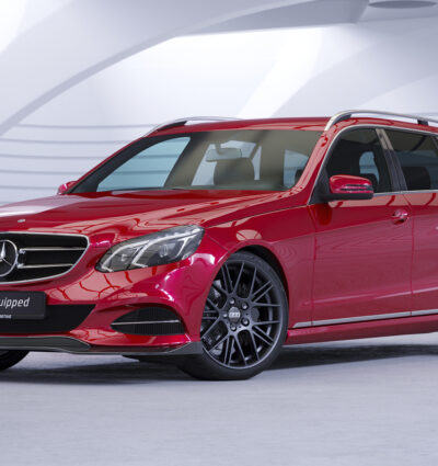 Lame de parechoc avant pour Mercedes-Benz Classe E W212 / S212 berline et T-Modell (facelift) (01/2013-2016) - Fabriqué en ABS (6 finitions au choix)