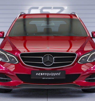 Lame de parechoc avant pour Mercedes-Benz Classe E W212 / S212 berline et T-Modell (facelift) (01/2013-2016) - Fabriqué en ABS (6 finitions au choix)