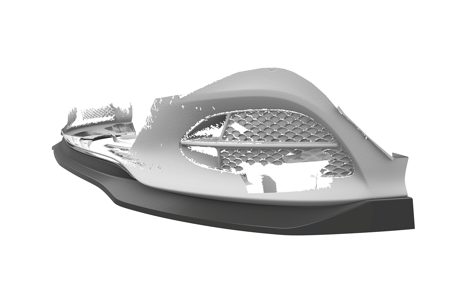 Lame de parechoc avant pour Mercedes-Benz Classe E W212 / S212 berline et T-Modell (facelift) (01/2013-2016) - Fabriqué en ABS (6 finitions au choix)