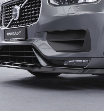 Lame de parechoc avant pour Volvo XC90 (2. Gen) toutes carrosseries (facelift) (depuis 2019) - Fabriqué en ABS (6 finitions au choix)