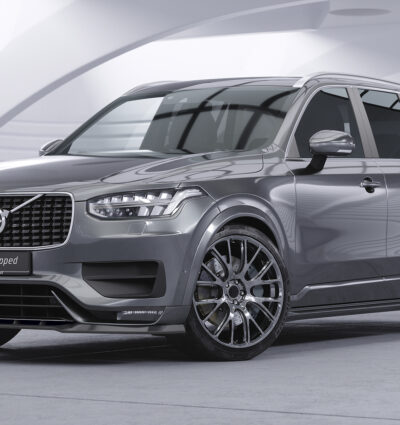 Lame de parechoc avant pour Volvo XC90 (2. Gen) toutes carrosseries (facelift) (depuis 2019) - Fabriqué en ABS (6 finitions au choix)