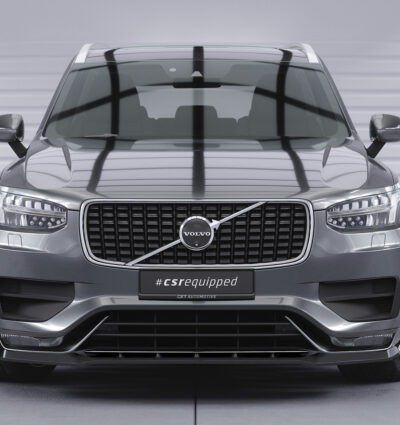 Lame de parechoc avant pour Volvo XC90 (2. Gen) toutes carrosseries (facelift) (depuis 2019) - Fabriqué en ABS (6 finitions au choix)