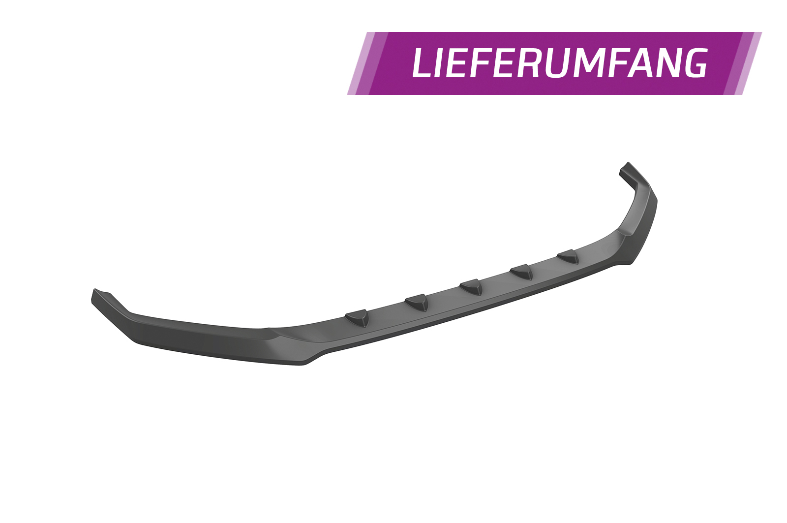 Lame de parechoc avant pour Volvo XC90 (2. Gen) toutes carrosseries (facelift) (depuis 2019) - Fabriqué en ABS (6 finitions au choix)