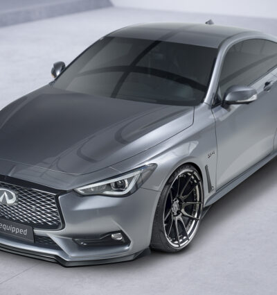 Lame de parechoc avant pour Infiniti Q60 toutes carrosseries (depuis 2016) - Fabriqué en ABS (6 finitions au choix)