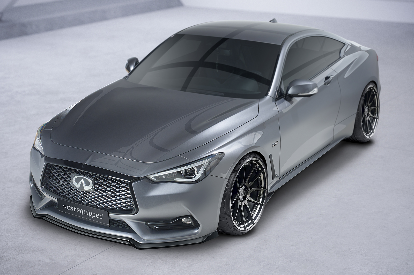 Lame de parechoc avant pour Infiniti Q60 toutes carrosseries (depuis 2016) - Fabriqué en ABS (6 finitions au choix)