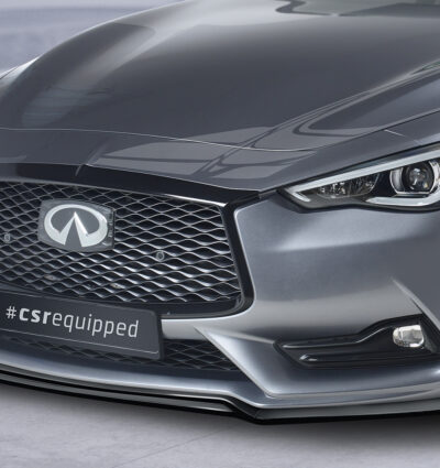 Lame de parechoc avant pour Infiniti Q60 toutes carrosseries (depuis 2016) - Fabriqué en ABS (6 finitions au choix)