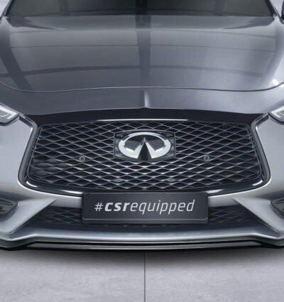Lame de parechoc avant pour Infiniti Q60 toutes carrosseries (depuis 2016) - Fabriqué en ABS (6 finitions au choix)