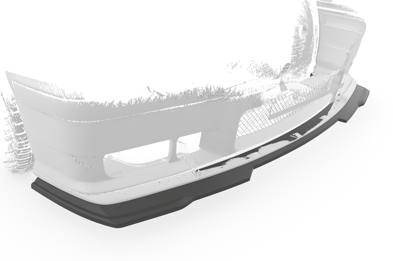Lame de parechoc avant pour BMW Série 3 E36 Pack M (coupé / cabriolet / berline / break Compact) / M3 (sauf GT) (08/1990-2000) - Fabriqué en ABS (6 finitions au choix)