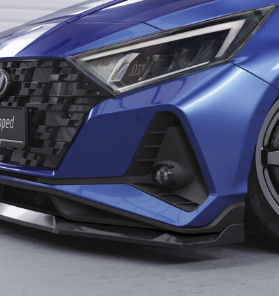 Lame de parechoc avant pour Hyundai I20 (BC3) N / N-Line (depuis 2020) - Fabriqué en ABS (6 finitions au choix)