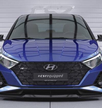 Lame de parechoc avant pour Hyundai I20 (BC3) N / N-Line (depuis 2020) - Fabriqué en ABS (6 finitions au choix)