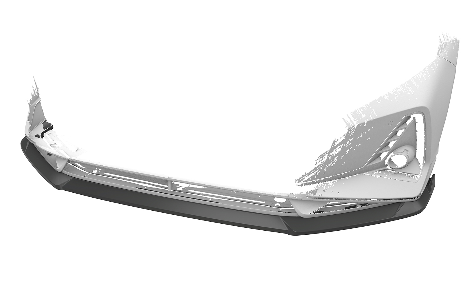 Lame de parechoc avant pour Hyundai I20 (BC3) N / N-Line (depuis 2020) - Fabriqué en ABS (6 finitions au choix)