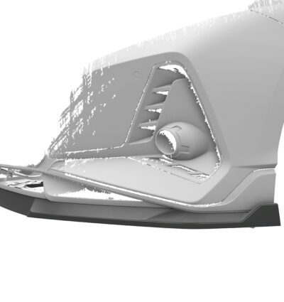 Lame de parechoc avant pour Hyundai I20 (BC3) N / N-Line (depuis 2020) - Fabriqué en ABS (6 finitions au choix)
