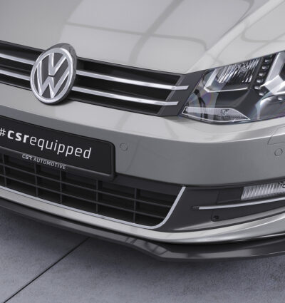 Lame de parechoc avant pour VW Sharan II (7N) toutes carrosseries (2010-2022) - Fabriqué en ABS (6 finitions au choix)