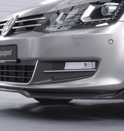 Lame de parechoc avant pour VW Sharan II (7N) toutes carrosseries (2010-2022) - Fabriqué en ABS (6 finitions au choix)