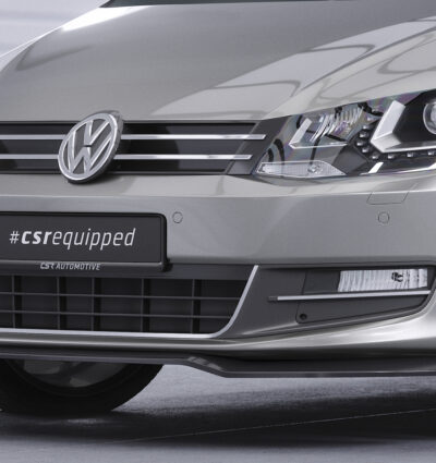 Lame de parechoc avant pour VW Sharan II (7N) toutes carrosseries (2010-2022) - Fabriqué en ABS (6 finitions au choix)
