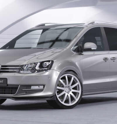 Lame de parechoc avant pour VW Sharan II (7N) toutes carrosseries (2010-2022) - Fabriqué en ABS (6 finitions au choix)