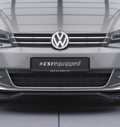 Lame de parechoc avant pour VW Sharan II (7N) toutes carrosseries (2010-2022) - Fabriqué en ABS (6 finitions au choix)