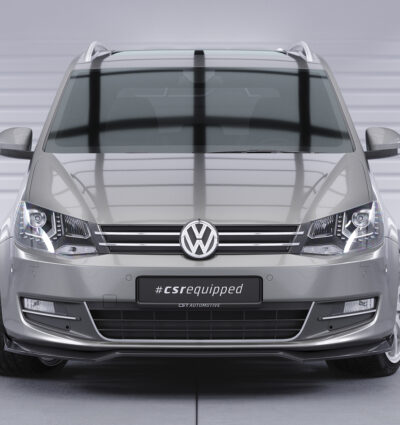 Lame de parechoc avant pour VW Sharan II (7N) toutes carrosseries (2010-2022) - Fabriqué en ABS (6 finitions au choix)