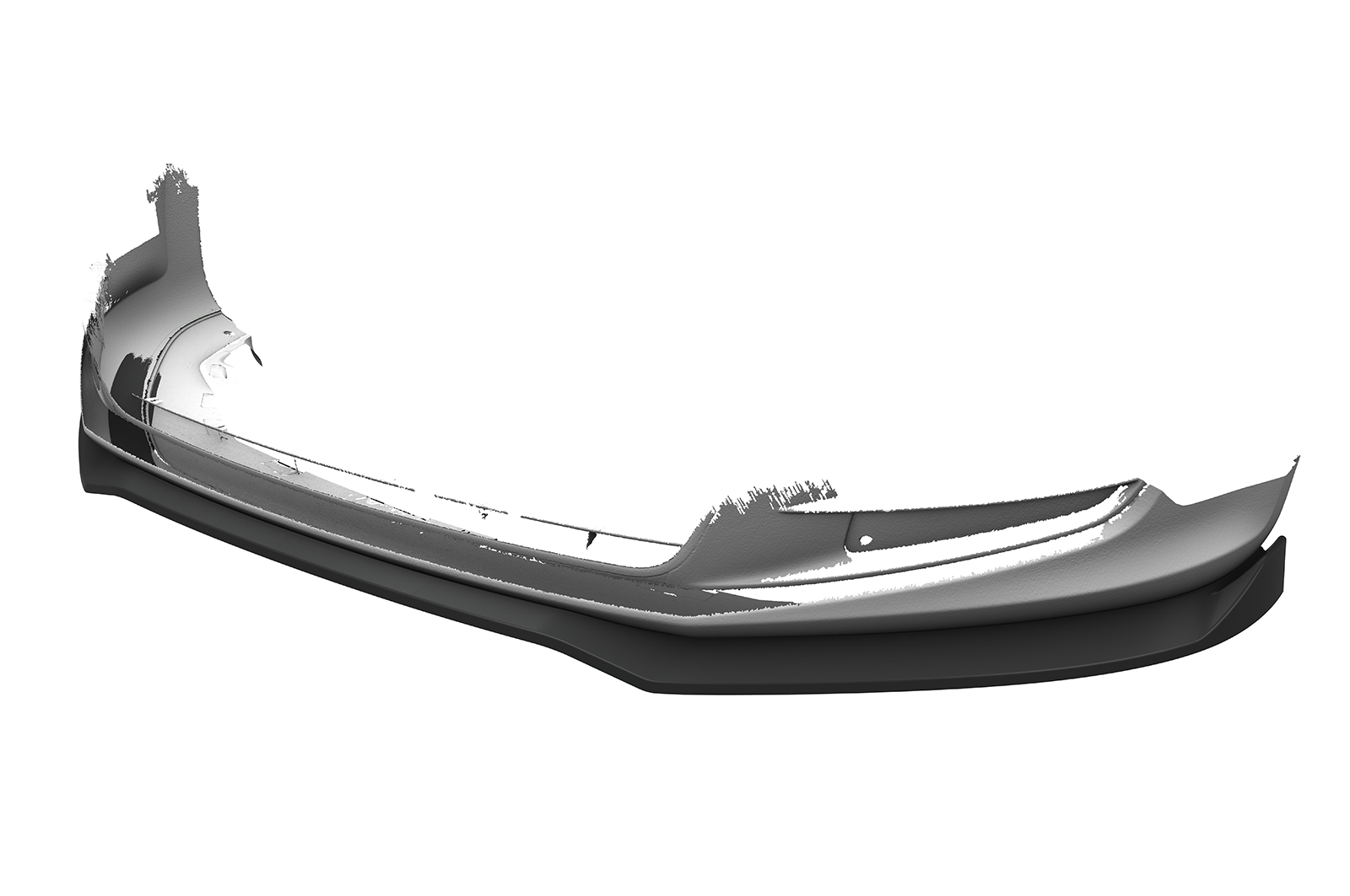 Lame de parechoc avant pour VW Sharan II (7N) toutes carrosseries (2010-2022) - Fabriqué en ABS (6 finitions au choix)