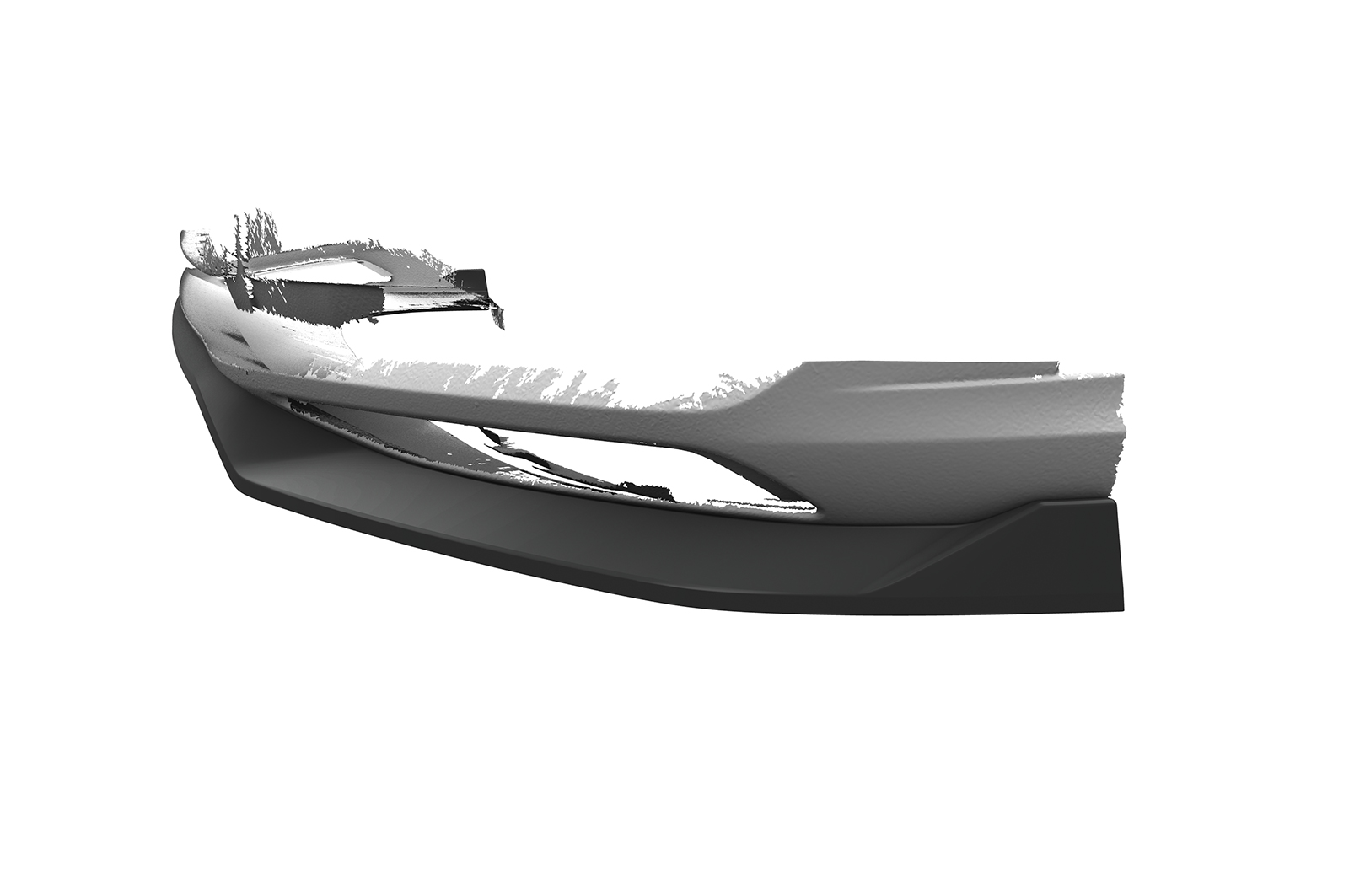 Lame de parechoc avant pour Audi SQ7 (4M) (2016-2019) - Fabriqué en ABS (6 finitions au choix)