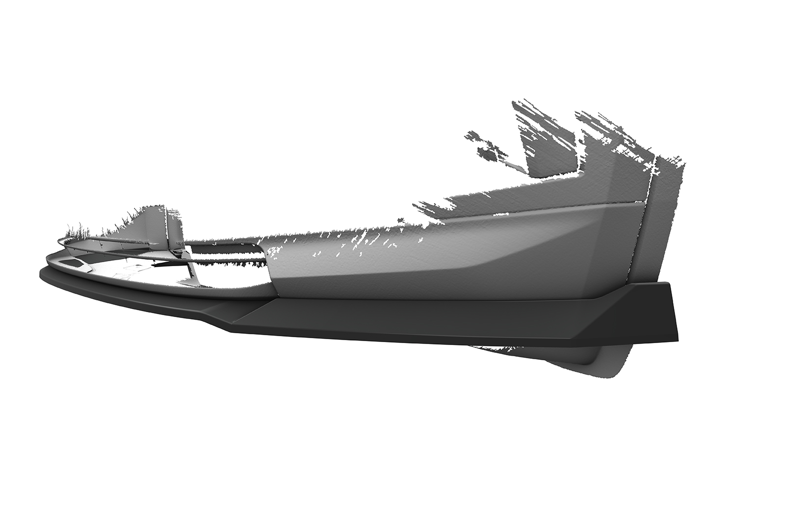 Lame de parechoc avant pour Skoda Kodiaq Active / Ambition / Style (facelift) (depuis 2021) - Fabriqué en ABS (6 finitions au choix)