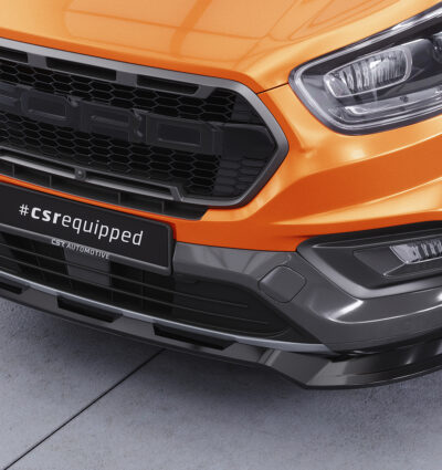 Lame de parechoc avant pour Ford Tourneo Custom Active (depuis 2020) - Fabriqué en ABS (6 finitions au choix)
